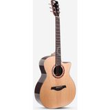 Luxars Elekto Akustik Gitar Lr4-40 - Kahverengi - 1