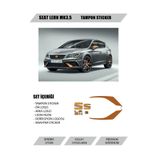 Luxcardesign Seat Leon 5f/mk3.5 Amblem/tampon/panjur Sticker 2017-2020 - Metalik Mat Bakır