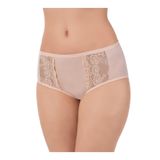 Luxdrm 5'li Paket Ten Rengi Yüksek Bel Likralı Pamuklu Dantelli Kadın Bato Külot, 2XL, TYC00238621480-869SCN0014987