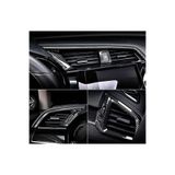 LUXE AKSESUAR Honda Civic 2016-2021 FC5 Sağ Ve Sol Konsol Hava Çıkış Paneli Kaplama Karbon Fiber Görünümlü 2’li