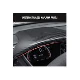 LUXE AKSESUAR Honda Civic FC5 10. Nesil ( 2016-2021 ) Gösterge Tablosu Karbon Fiber Kaplama Paneli Tek Parça