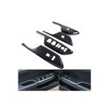 LUXE AKSESUAR Honda Civic FC5 FK7 2016-2021 Cam Kontrol Paneli Karbon Fiber – 4 Parça Set (Ön + Arka)