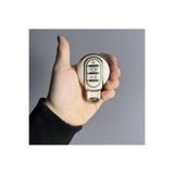 LUXE AKSESUAR Mini Cooper Silikon Kılıfı 3 Buton Beyaz Renk