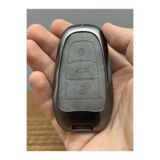 Luxe Aksesuarr Peugeot(208-508-3008-5008) Citroen(berllingo- c elysee) Opel Koruma Anahtar Kumanda Metal Kılıfı Gri
