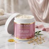 Luxe Aurea Signature Elixir Kolajen & Squalene Özlü Nemlendirici Saç Bakım Maskesi - Pürüzsüz ve Dolgun Saçlar