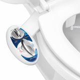 Luxe Bidet NEO 320 Klozet Üstü Bide Başlığı, Çift Memeli, Sıcak Su, Mavi