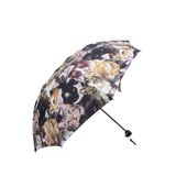 Lüxe Kedi Desenli Katlanabilir Şemsiye, Rüzgara Dayanıklı, 8 Telli, Unisex, 95 cm Çap, Çok Renkli