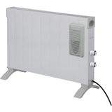 Luxell 2500W Konveksiyonel Fanlı Isıtıcı – Termostatlı, Devrilme Emniyetli, Kapalı ve Açık Alan Kullanımına Uygun, Beyaz