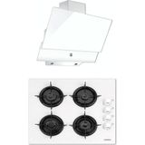 Luxell 830 + 40TAHDF Beyaz 2'li Ankastre Set