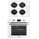 Luxell B66-SF2 MT - DA6-8352'li Beyaz Ankastre Set