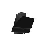 Luxell DA6-835 Siyah Cam Duvar Tipi Davlumbaz 60 cm Eğimli Tasarım ve Şık Renk