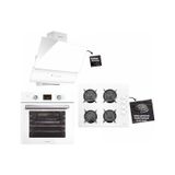 Luxell Ddt 15 Prg LX15PRGBYZ Dijital Opall Beyaz Ankastre Set