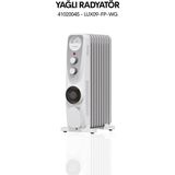 Luxell LUX09-FP-WG 2400 Watt Turbo Fanlı 9 Dilim Yağlı Radyatör Aşırı Isınma Koruması ile