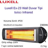 Luxell Luxray Ex-23 2300 W Infrared Isıtıcı + Ayak Hediye