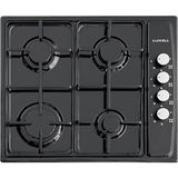 Luxell LX-420F 4 Gözlü Emniyetli Set Üstü Siyah Ocak-Lpg - Çok Renkli