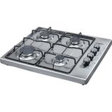 Luxell LX-420F Gözlü Gazlı Emaye Yüzeyli Set Üstü Ocak Inox