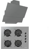 Luxell OC88 - DA6 835 Gri 2'li Ankastre Set