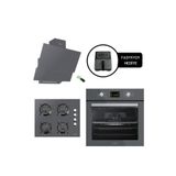 LUXELL OPALL15 PROG. GRİ ANKASTRE SET / FASFRYER HEDİYELİ