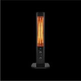 Luxell Orbit Dikey Isıtıcı 1800 W Infrared Güç Kapalı ve Açık Alanlarda Kullanım İçin Şık Siyah