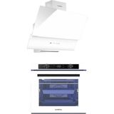 Luxell Platinium A68-SGF3 - DA6 835 Beyaz 2'li Ankastre Set