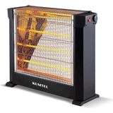 Luxell Siyah 2200 W Şömine Tipi Quartz Isıtıcı (LUX.3100QR40STR14)