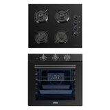 Luxell Süper Kristal A68 SF3 - OC88 Siyah 2'li Ankastre Set