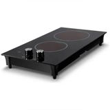 Luxell V3-02 P Elektrikli 2'li Vitro Seramik Ankastre Ocak