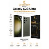 LUXELOOM Galaxy S23 Ultra Nano Şeffaf Ekran Koruyucu
