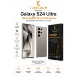 LUXELOOM Galaxy S24 Ultra Nano Şeffaf Ekran Koruyucu