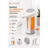 Luxeloom Sensörlü Otomatik Sıvı Sabun Ve Dezenfektan Dispenseri 350ml Diğer