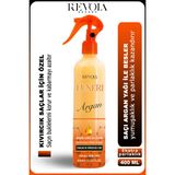 Luxeri Kıvırcık Saçlar İçin Ekstra Parlaklık Sağlayan Durulanmayan Argan Fön Suyu Parlatıcı Saç Bakım Sprey