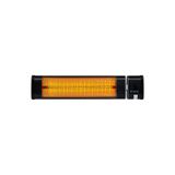 Luxeva Karbon Infrared Duvar Tipi Dış Mekan Isıtıcı 2000W Kumandalı IP55 Teras Balkon LXV 2000-HRS Siyah