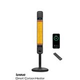 Luxeva Karbon Infrared Isıtıcı Ayaklı 2500W Wi-Fi Akıllı IP55 Teras Balkon Smart FR Jetblack