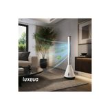 Luxeva Nexa White Slim Tower Bladeless (Pervanesiz) Turboşarj Soğutucu Vantilatör Fan