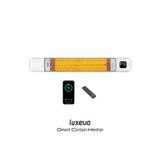 Luxeva Smarty WL Wi-Fi Akıllı Duvar Tipi Infrared Isıtıcı 2500W IP55 Dış Mekan Elektrikli Soba Beyaz