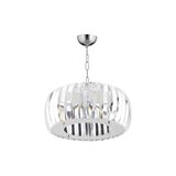 Luxira Aydınlatma Venüs Gümüş Kristal Taşlı Modern Lüx Avize