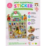 LUXMON Brainrot Figürlü Mini Kabartmalı Sticker Seti Defter Laptop Telefon Tablet Süsü