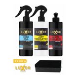 Luxor Kimya 200ML 3'lü Oto Bakım Seti Lastik Parlatıcı Jant Temizleyici Hızlı Cila Oto Yıkama Seti
