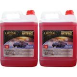 Luxor Kimya 2’li Set 4 Mevsim -42°C Kırmızı Antifriz 5 Lt (2 Adet) (Yeni Üretim)