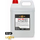 Luxor Kimya İzopropil Alkol %99.9 Saf İpa Yüzey Temizleyici 5 Lt