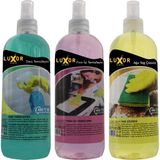 Luxor Kimya Temizlik Seti Ağır Yağ Çözücü + Fırın Içi Temizleyici + Derz Temizleyici 400 ml - Yeşil