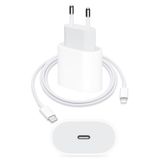LUXRN 25W USB-C Hızlı Şarj Seti USB-C Güç Adaptörü ve USB-C to Lightning Şarj Kablosu iPhone 11/12/13/14