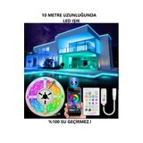 luxshome 10 METRE AKILLI SESE VE GÖRÜNTÜYE DUYARLI ŞERİT LED ORTAM AMBİYANS AYDINLATMA LED IŞIK