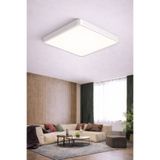 luxshome Kare Tavana Sıfır Led Panel Avize - Salon Oturma Odası Banyo Balkon Mutfak Lamba - Beyaz Işık