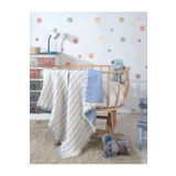 luxtex 4 Katlı, Çift Taraf, 100 X 120 Cm Bebek Müslin Örtü, Pamuklu Çok Amaçlı Bebek Battaniyesi