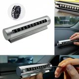 Luxury Araç İçi Torpido Üstü Çevirmeli Telefon Park Numaratörü Park Tel 10.5X2.7cm Gri