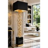 Luxury Aurelia Gold Sculpture Lambader – Siyah & Gold Detaylı Tasarım Lambader