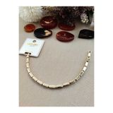 LUXURY Bade Jewelry 14K Altın Renginde Premium Modern ve Kombinlenebilir Taşsız Çelik Bileklik 17+2 cm