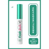 Luxury Flash Lash Colered Mascara No:01 Bright Mint - Renkli Maskara - 8691190515720 1 Adet