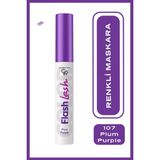 Luxury Flash Lash Colered Mascara No:07 Plum Purple - Renkli Maskara - 8691190515782 1 Adet